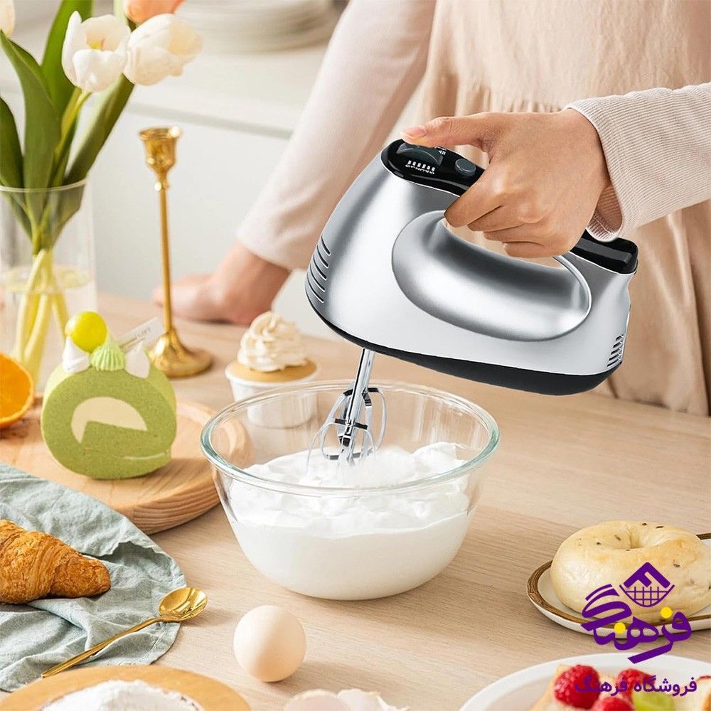 BATIDORA DE MANO SOKANY 5 VELOCIDADES , CON ACCESORIOS
