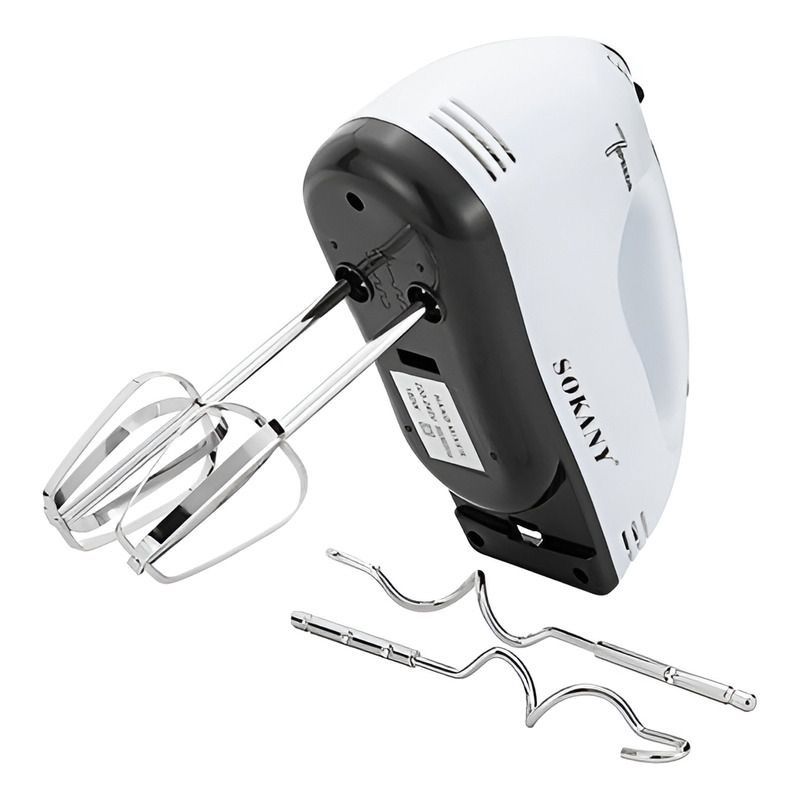 BATIDORA DE MANO SOKANY 5  VELOCIDADES , CON ACCESORIOS