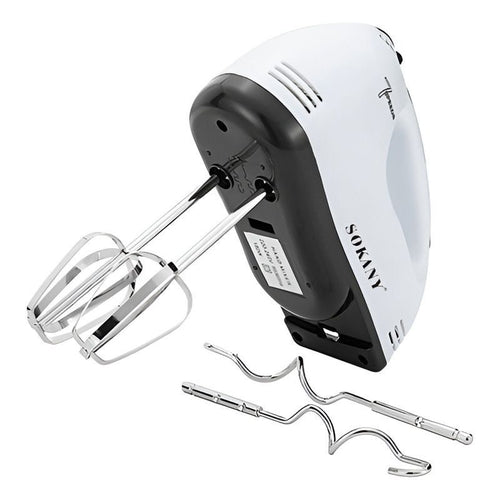 BATIDORA DE MANO SOKANY 5  VELOCIDADES , CON ACCESORIOS