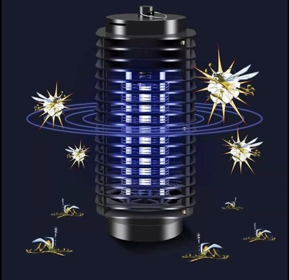 LAMPARA ELECTRICA DE INSECTOS CON LUZ LED [SILENCIOSO Y360`]